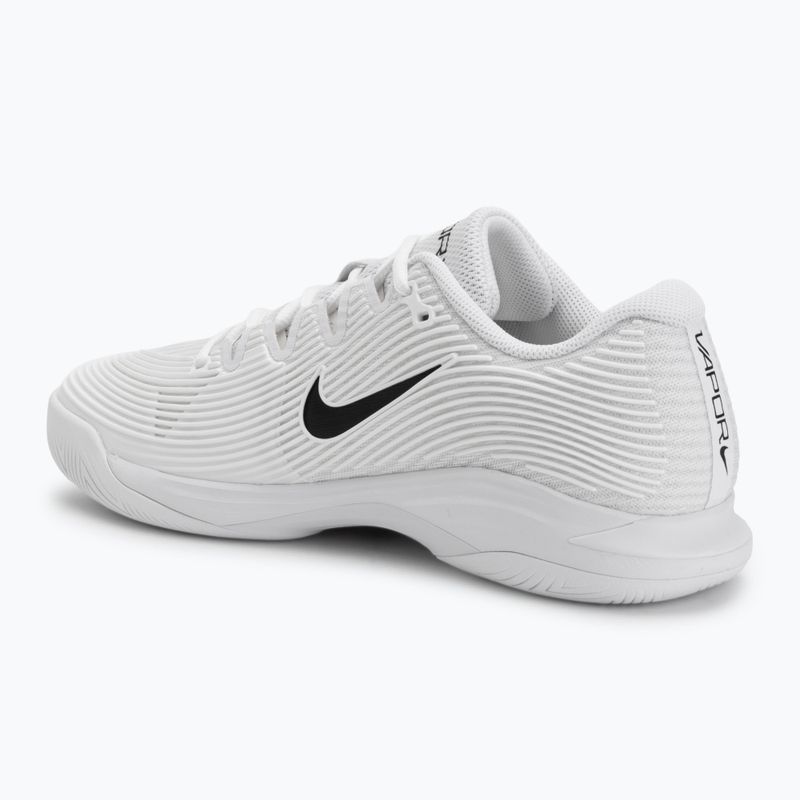 Scarpe da tennis uomo Nike Vapor 12 white/black/radiant emerald 3