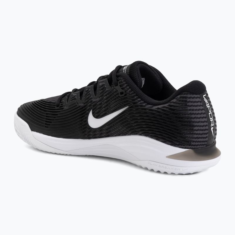 Scarpe da tennis uomo Nike Vapor 12 Clay black/dark smoke grey/white 3