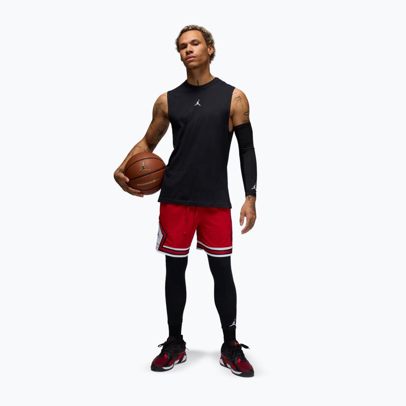 Pantaloncini da basket da uomo  Jordan Mesh Diamond 4" gym red/white/black 2