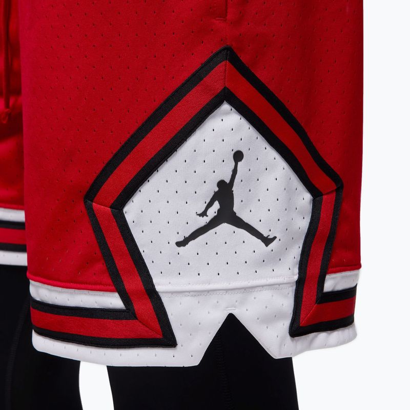 Spodenki koszykarskie męskie Nike Jordan Mesh Diamond 4" gym red/white/black 6