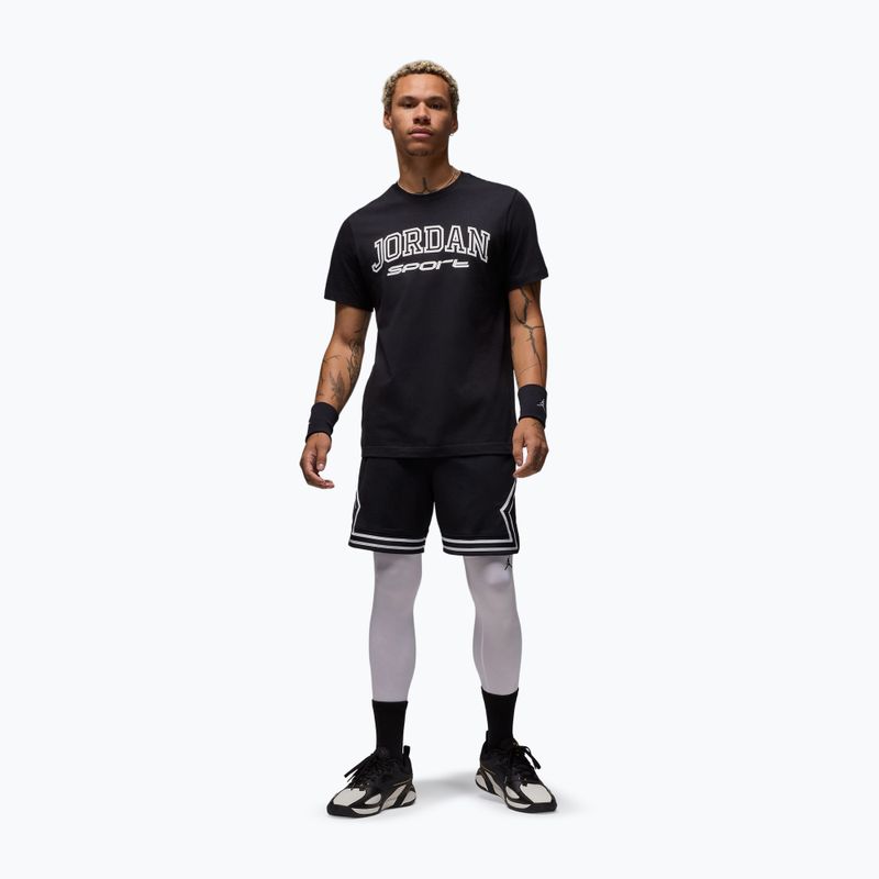Spodenki koszykarskie męskie Nike Jordan Mesh Diamond 4" black/white/white 2