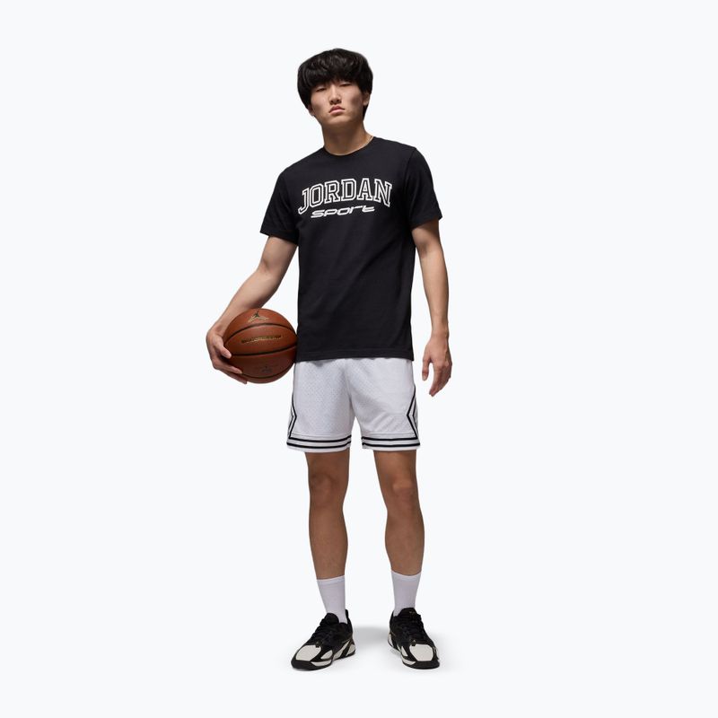 Pantaloncini da basket da uomo  Jordan Mesh Diamond 4" white/black/black 2