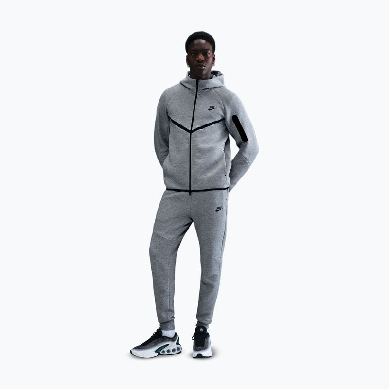 Giacca da uomo Nike Tech Windrunner Full Zip cave dark grey heather/black 2