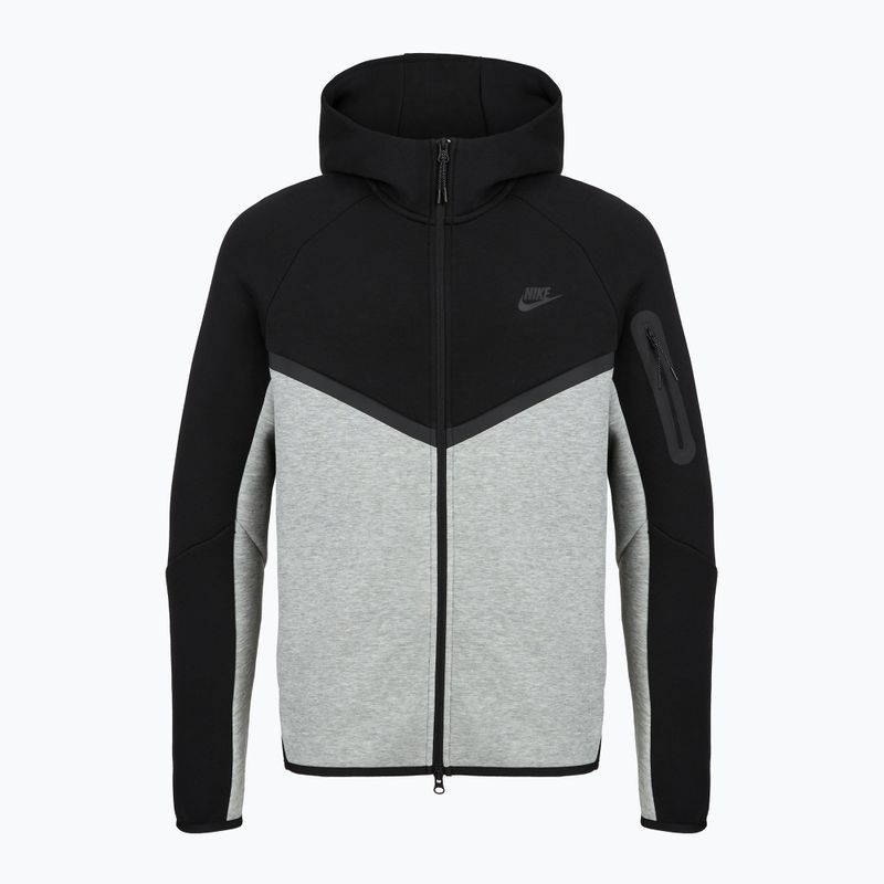 Felpa da uomo Nike Tech black/dark grey heather/black 9