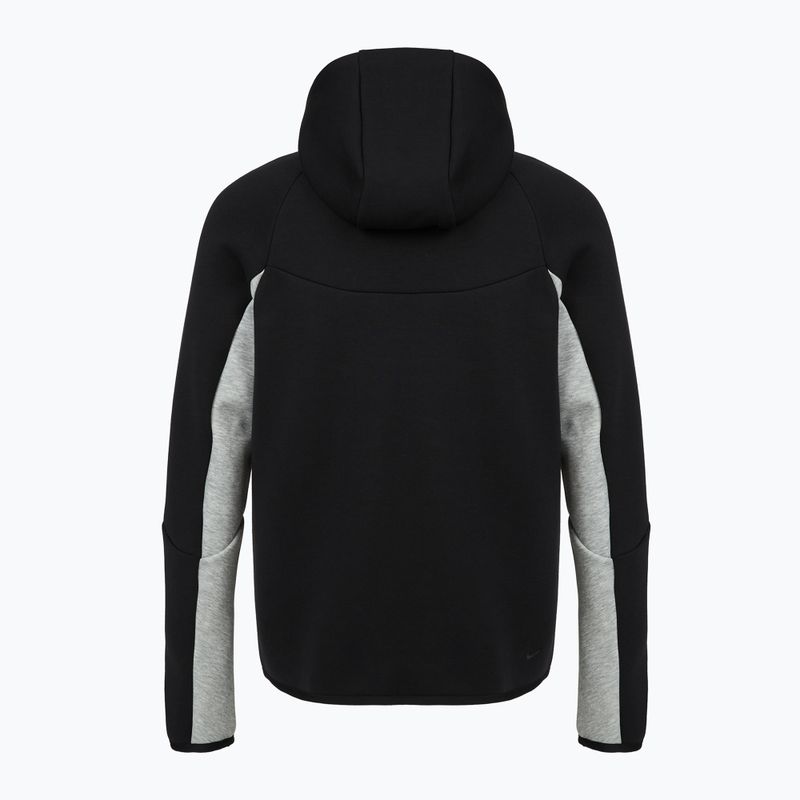 Felpa da uomo Nike Tech black/dark grey heather/black 10