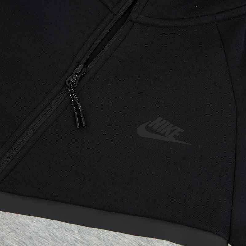 Felpa da uomo Nike Tech black/dark grey heather/black 11
