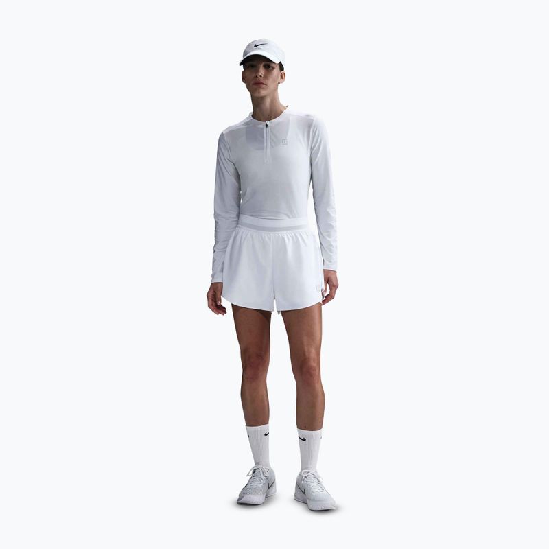 Pantaloncini da tennis donna Nike Court Dri-Fit Ace Advantage white/white 2