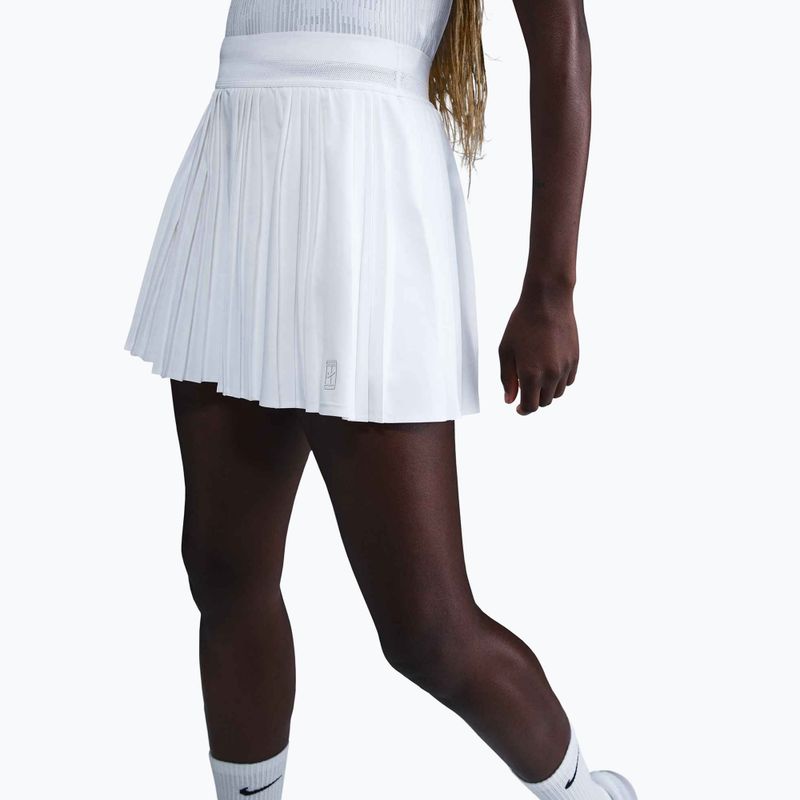 Gonna da tennis Nike Court Dri-Fit Advantage Pleated white/white 3