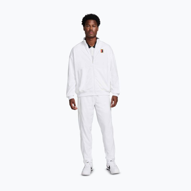 Felpa da tennis uomo Nike Court Heritage white/white 2
