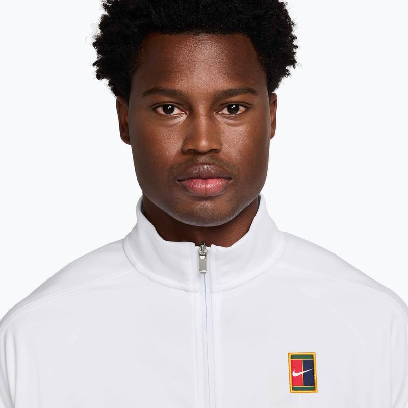 Felpa da tennis uomo Nike Court Heritage white/white 4