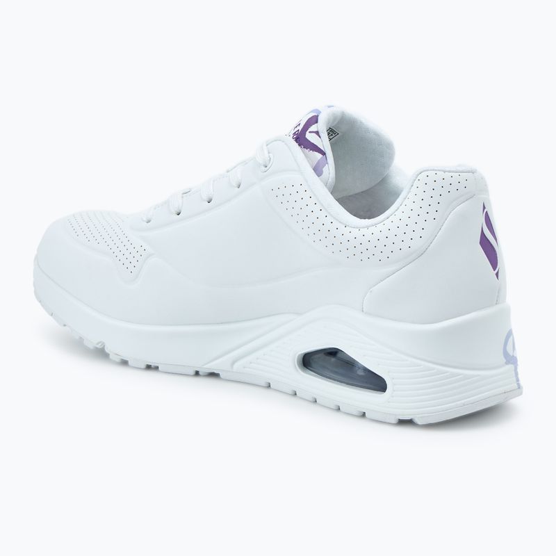 SKECHERS scarpe da donna JGoldcrown Uno Spread The Love bianco/viola chiaro 3