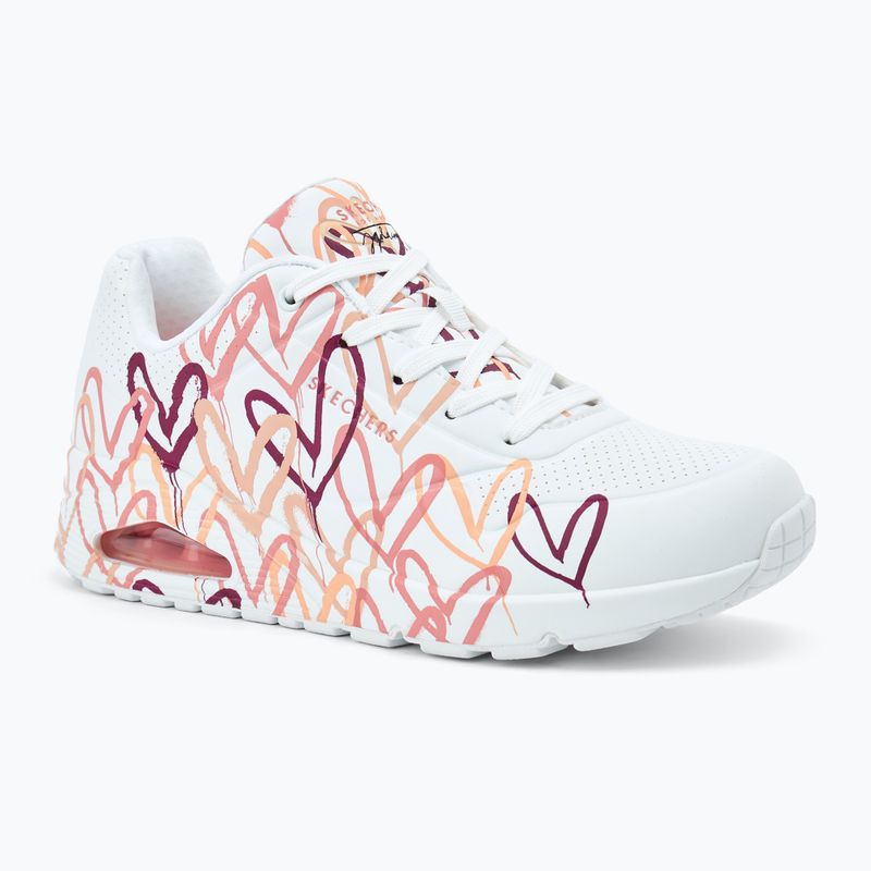 SKECHERS scarpe da donna JGoldcrown Uno Spread The Love bianco/corallo