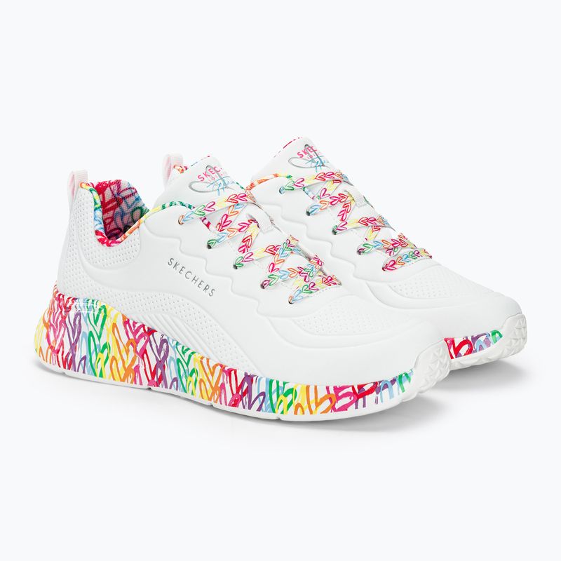SKECHERS scarpe da donna Uno Lite Exuberant Hearts bianco/multi 5