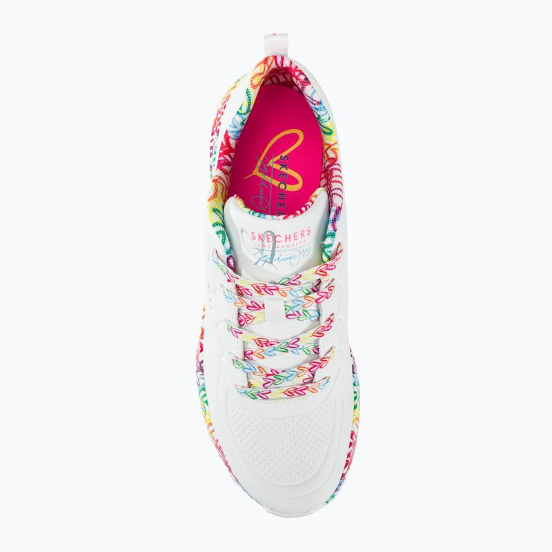 SKECHERS scarpe da donna Uno Lite Exuberant Hearts bianco/multi 7