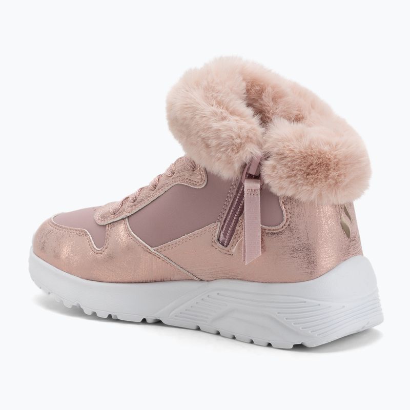 Scarpe bambini SKECHERS Uno Lite Comfurt Collar mauve 3