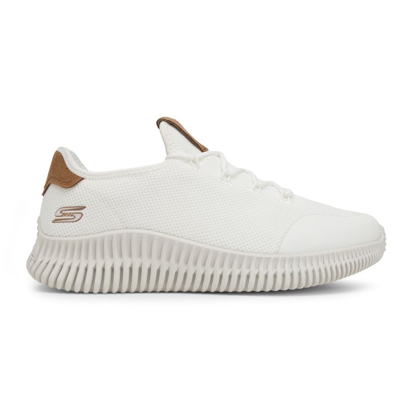 Scarpe SKECHERS Bobs Sport Geo City Dapper bianche da uomo 2