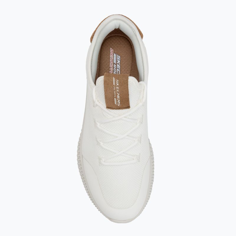 Scarpe SKECHERS Bobs Sport Geo City Dapper bianche da uomo 5