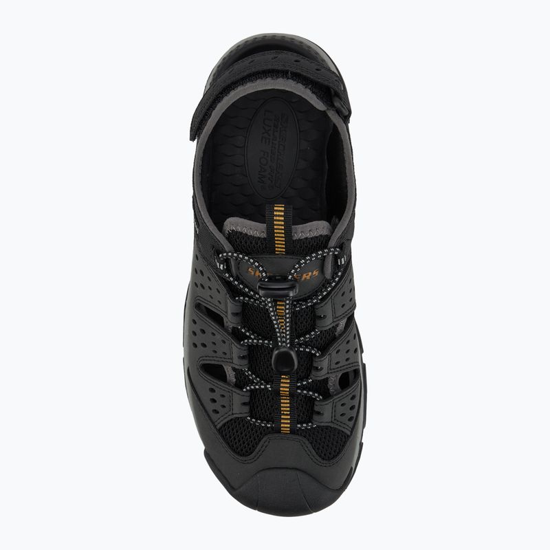 SKECHERS sandali da uomo Tresmen Menard nero 5