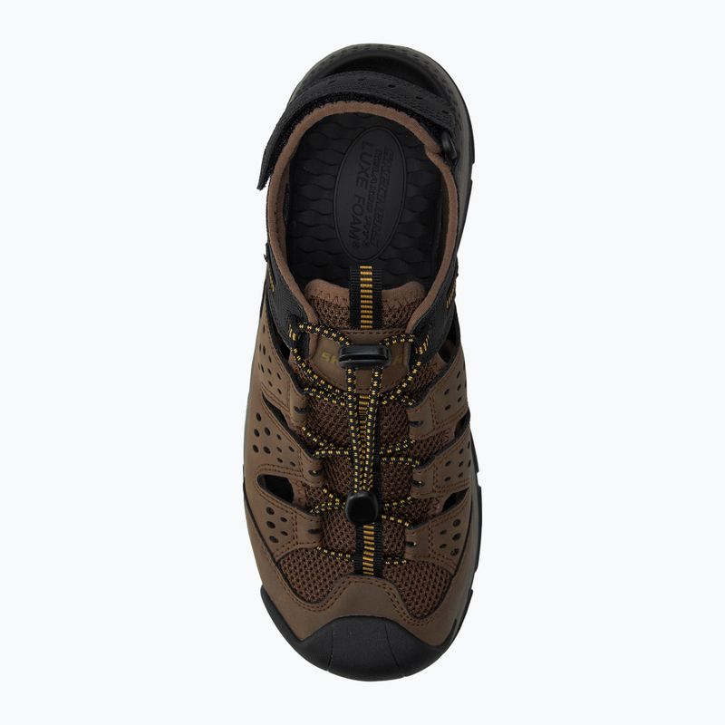 SKECHERS sandali da uomo Tresmen Menard marrone 5