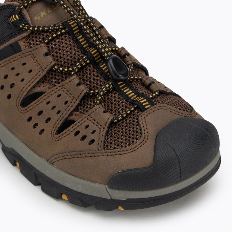 SKECHERS sandali da uomo Tresmen Menard marrone 7
