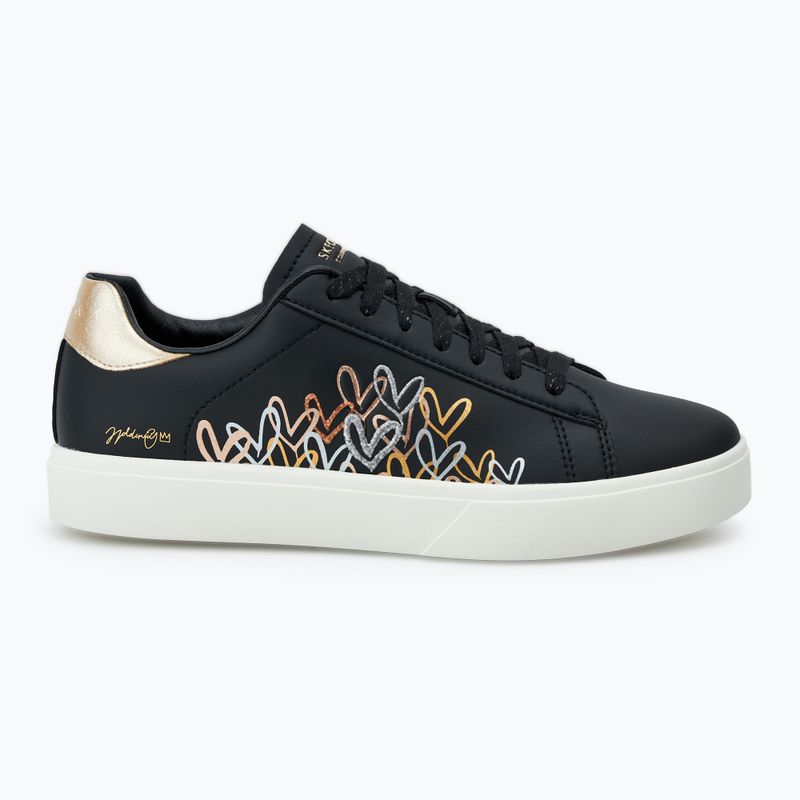 SKECHERS scarpe da donna JGoldcrown Eden LX Gleaming Hearts nero/mulitcolor 2