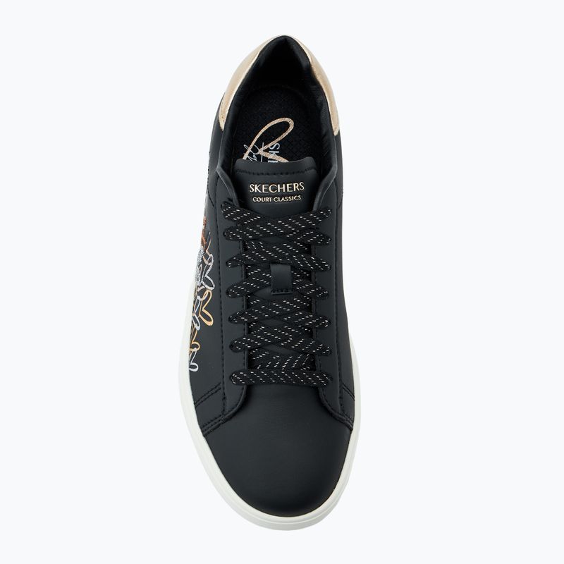 SKECHERS scarpe da donna JGoldcrown Eden LX Gleaming Hearts nero/mulitcolor 5