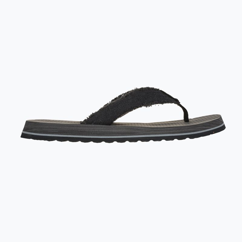 Skechers Tantric Fritz nero infradito da uomo 9