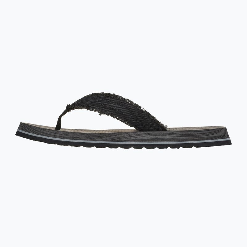 Skechers Tantric Fritz nero infradito da uomo 10