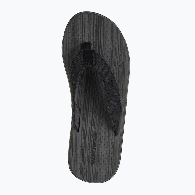 Skechers Tantric Fritz nero infradito da uomo 11
