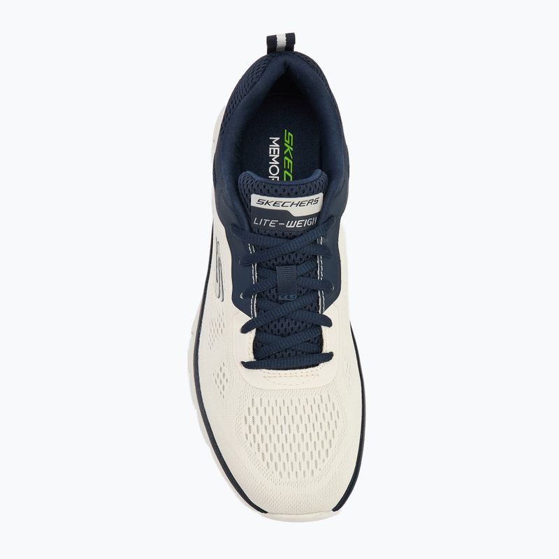 SKECHERS Track Broader scarpe da uomo bianche 5