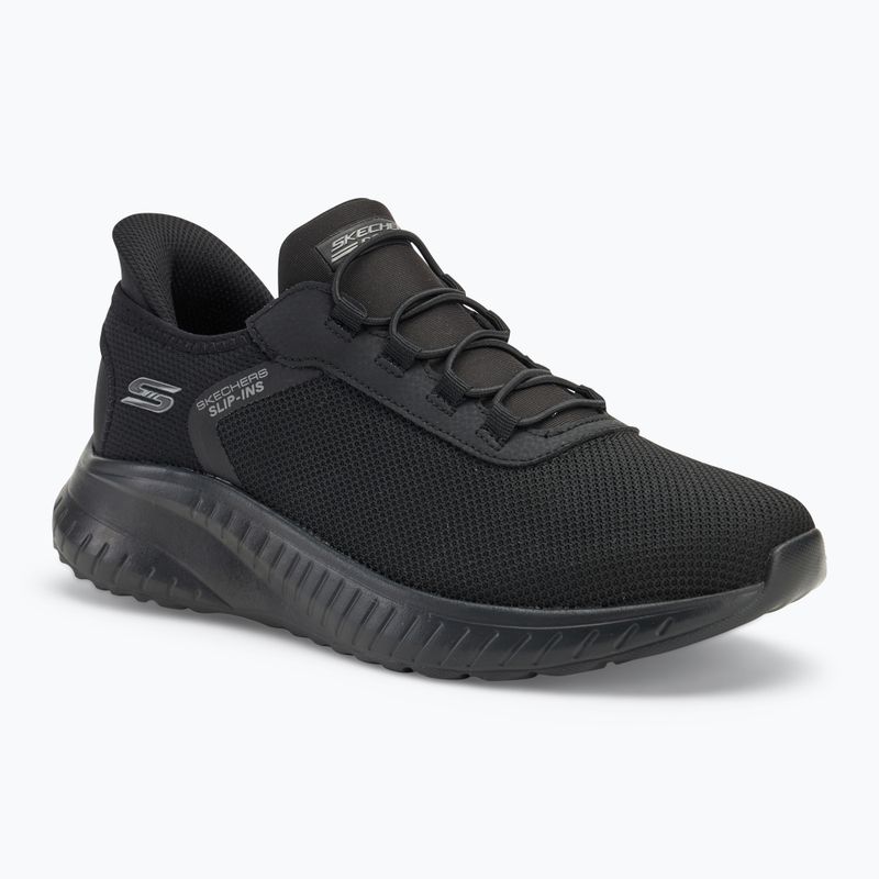 Scarpe da uomo SKECHERS Bobs Squad Chaos Tough Walk nero