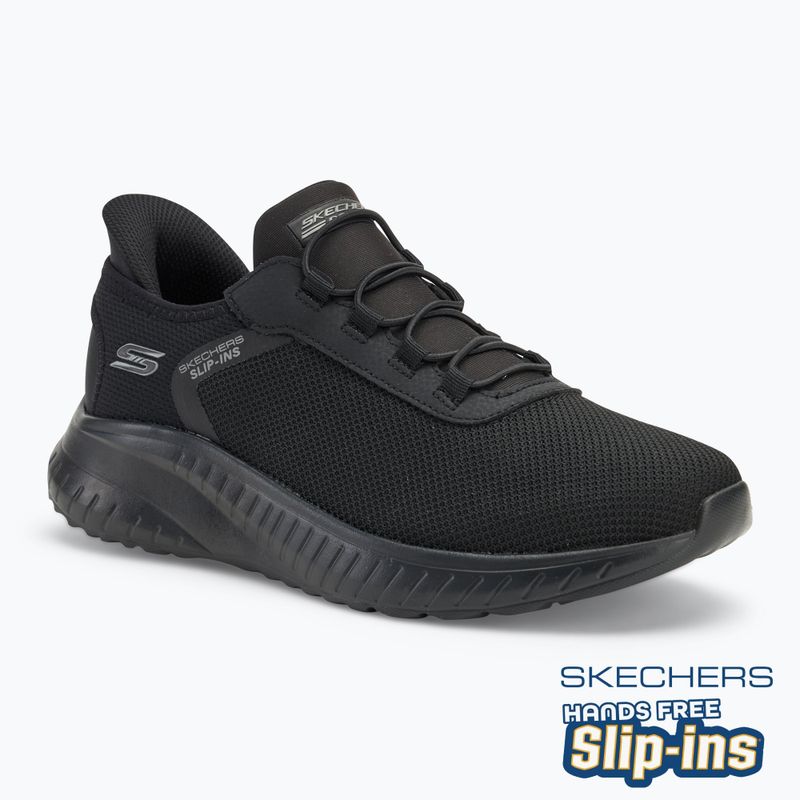 Scarpe da uomo SKECHERS Bobs Squad Chaos Tough Walk nero