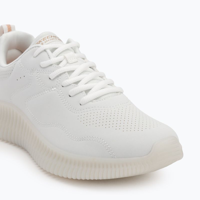 SKECHERS scarpe da donna Bobs Geo How Marvelous bianco sporco 7