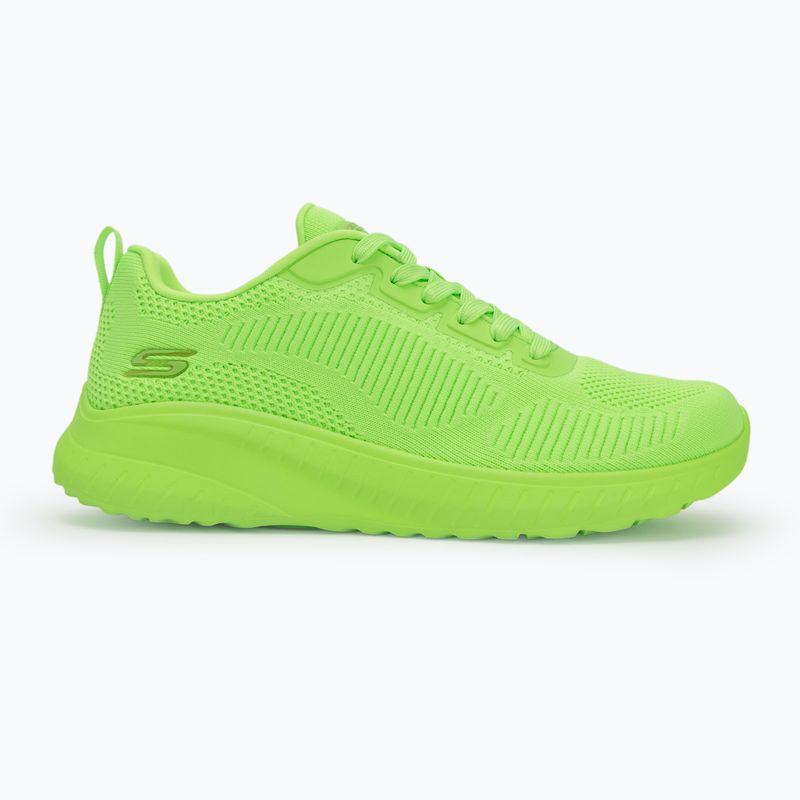 Scarpe SKECHERS Bobs Squad Chaos Cool Rythms lime da donna 2