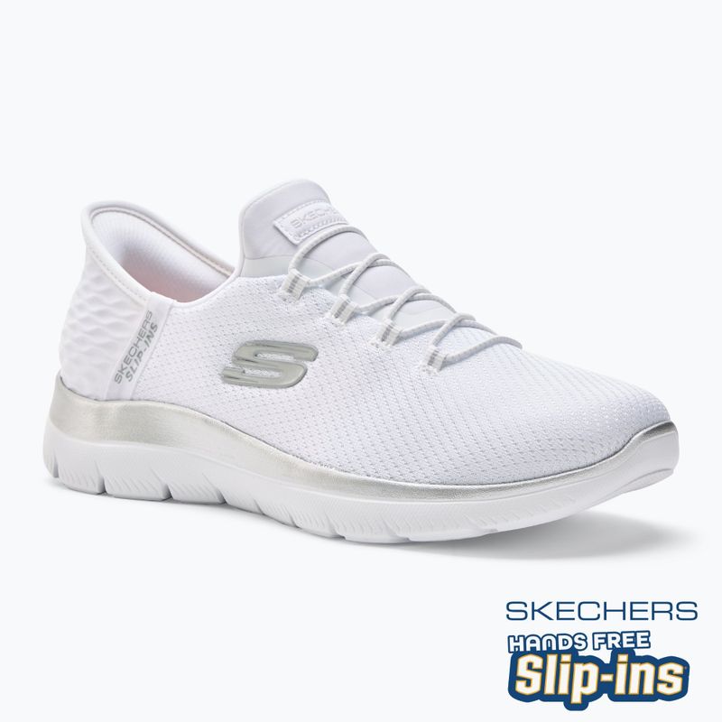 SKECHERS scarpe da donna Summits Diamond Dream bianco/argento
