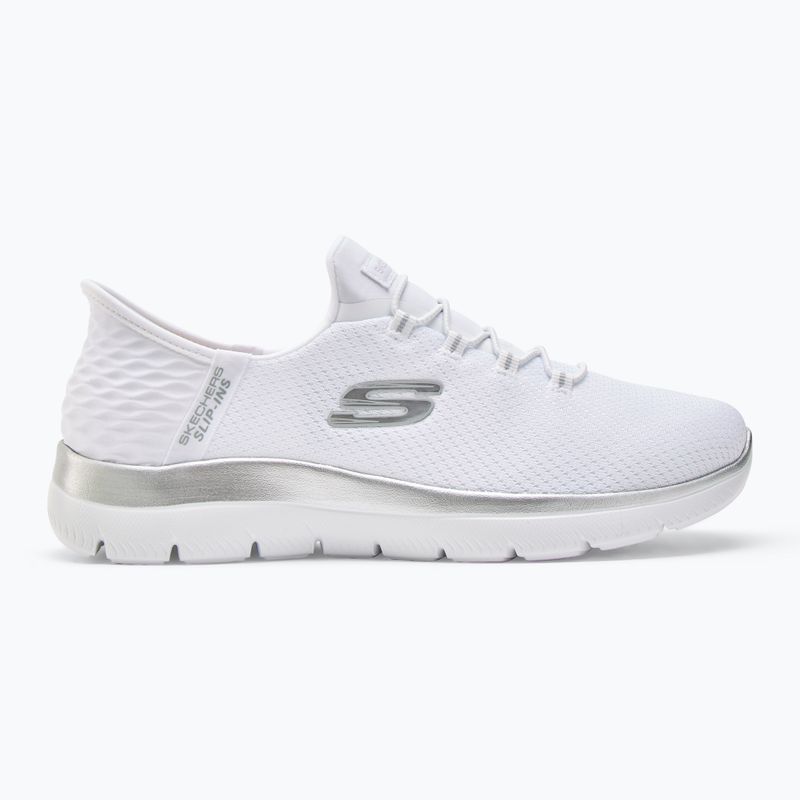 SKECHERS scarpe da donna Summits Diamond Dream bianco/argento 2