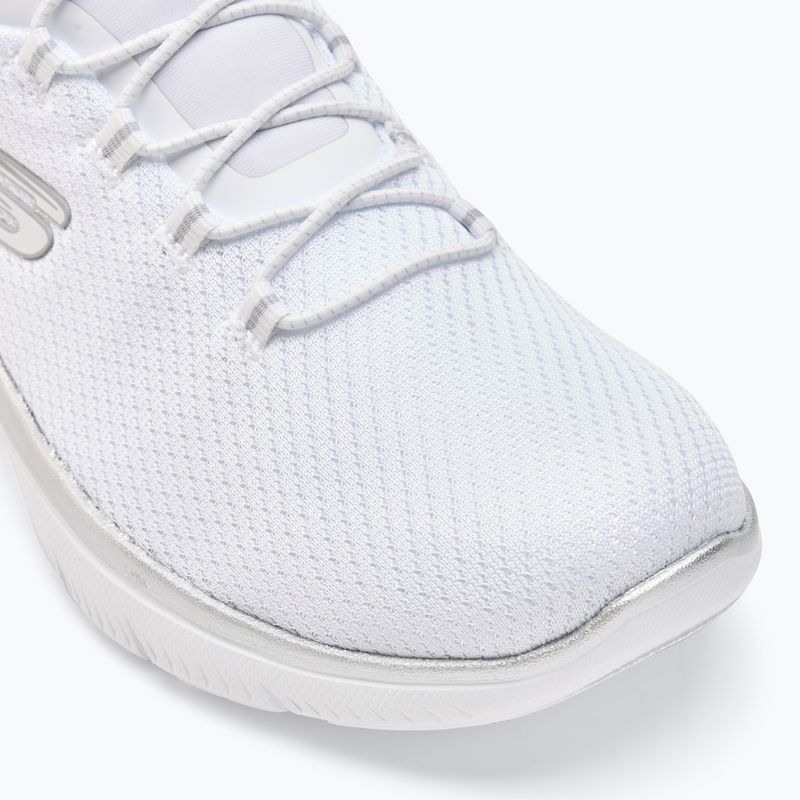 SKECHERS scarpe da donna Summits Diamond Dream bianco/argento 7