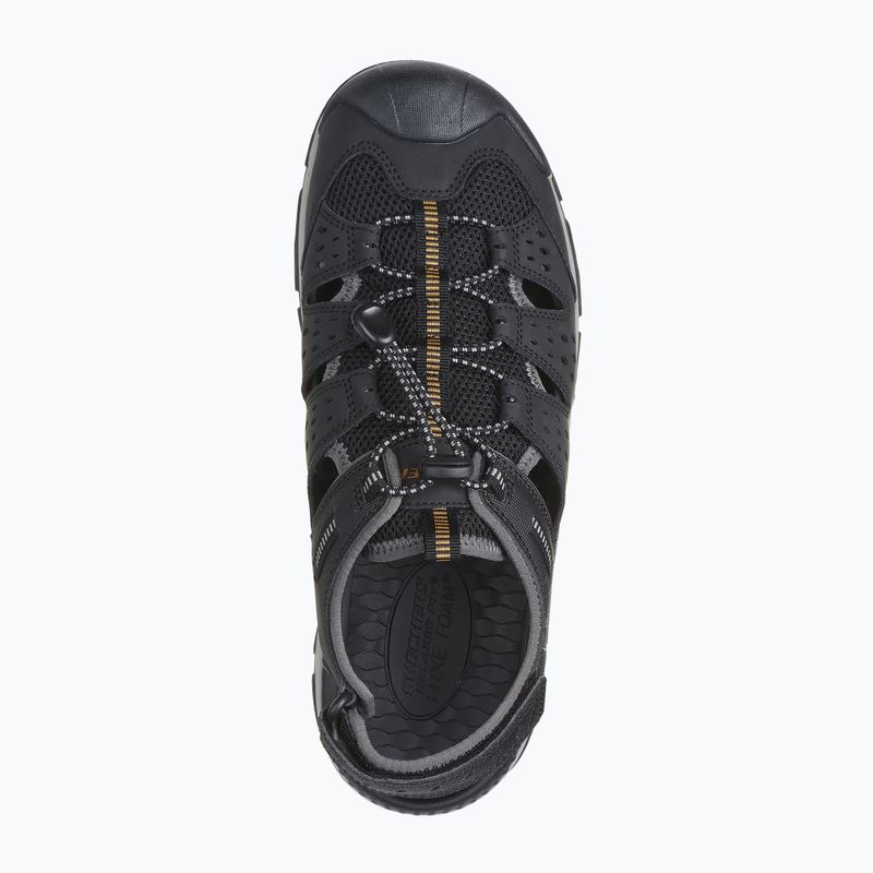 SKECHERS sandali da uomo Tresmen Menard nero 4
