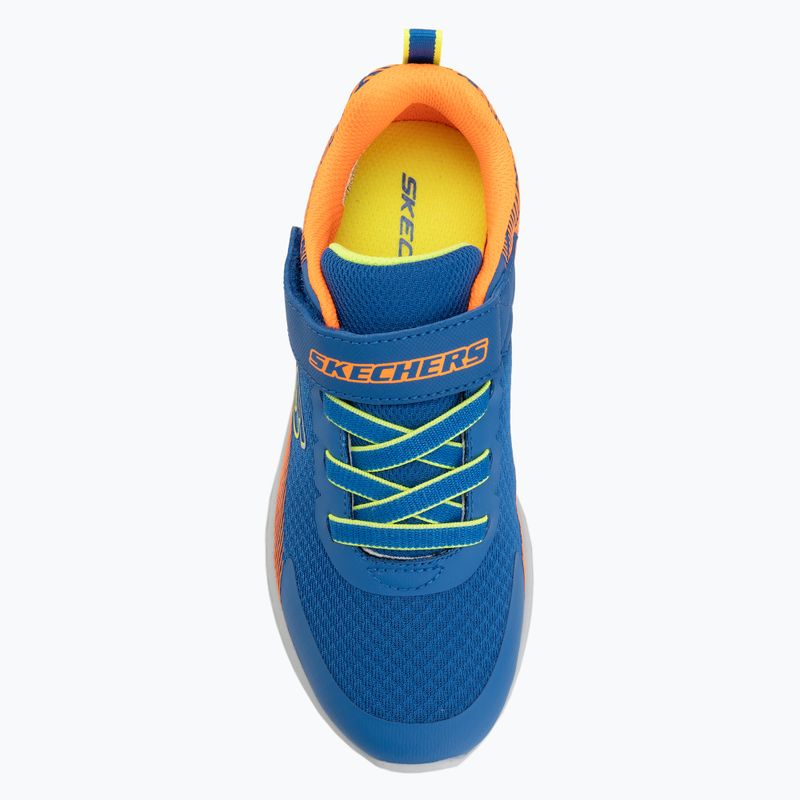 Scarpe per bambini SKECHERS Microspec II Zovrix blue 5