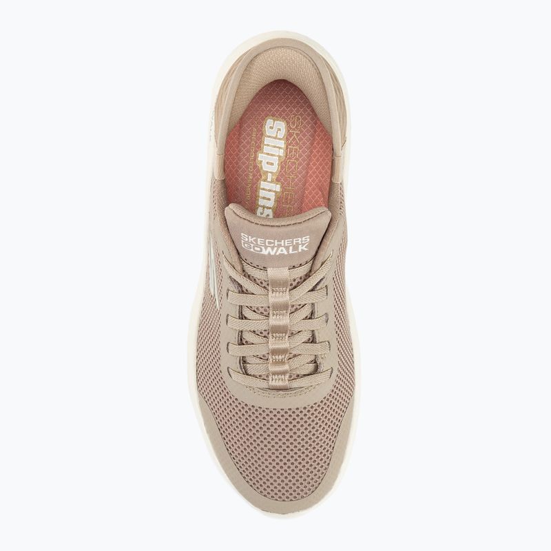 SKECHERS Slip-ins scarpe da donna Go Walk Flex Grand Entry taupe/bianco 6