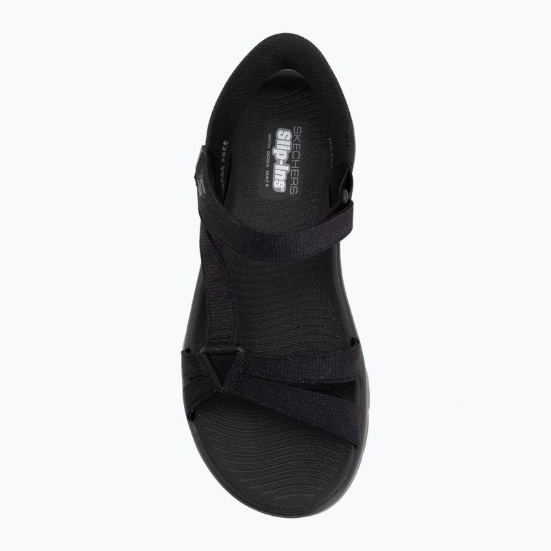 Sandali da donna SKECHERS Go Walk Flex Illuminate black 5