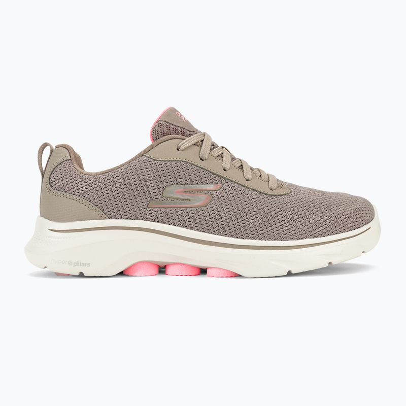 Scarpe SKECHERS Go Walk 7 Clear Path donna taupe/rosa 2
