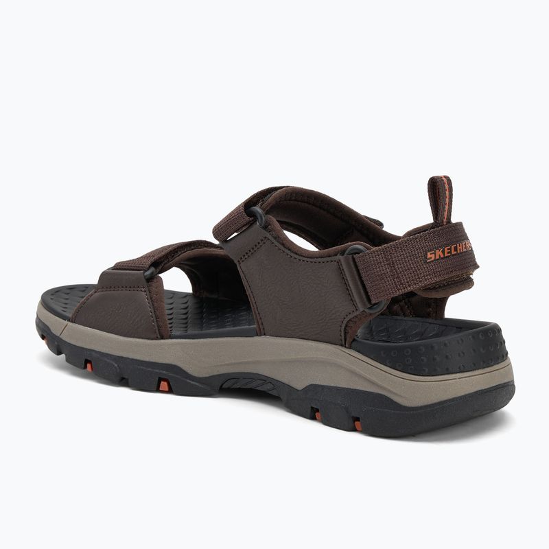 SKECHERS Tresmen Ryer sandali da uomo cioccolato 3