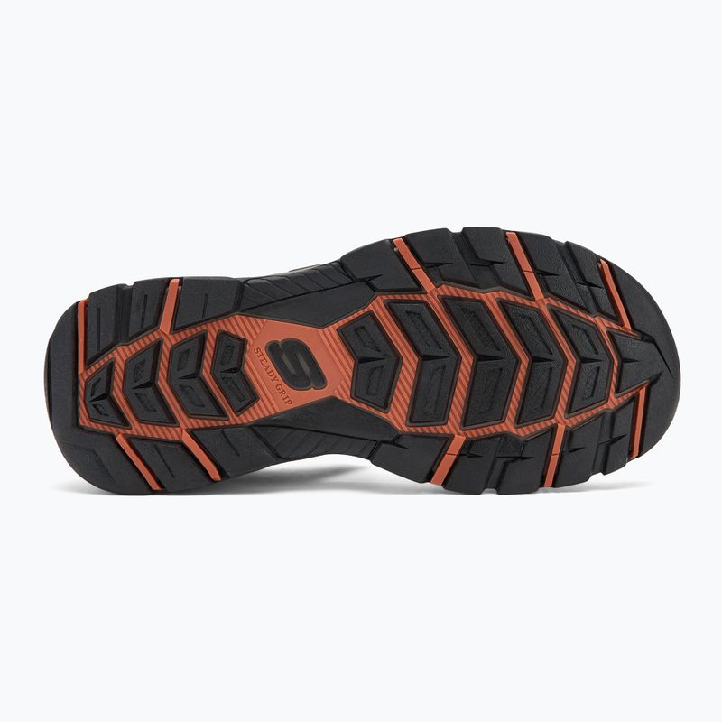 SKECHERS Tresmen Ryer sandali da uomo cioccolato 4
