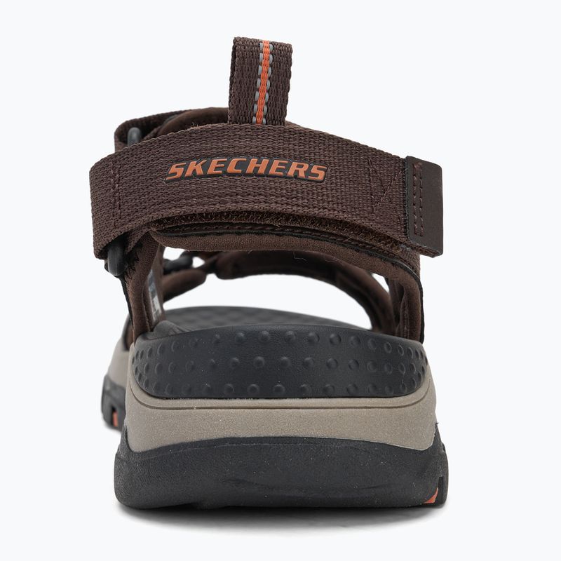 SKECHERS Tresmen Ryer sandali da uomo cioccolato 6
