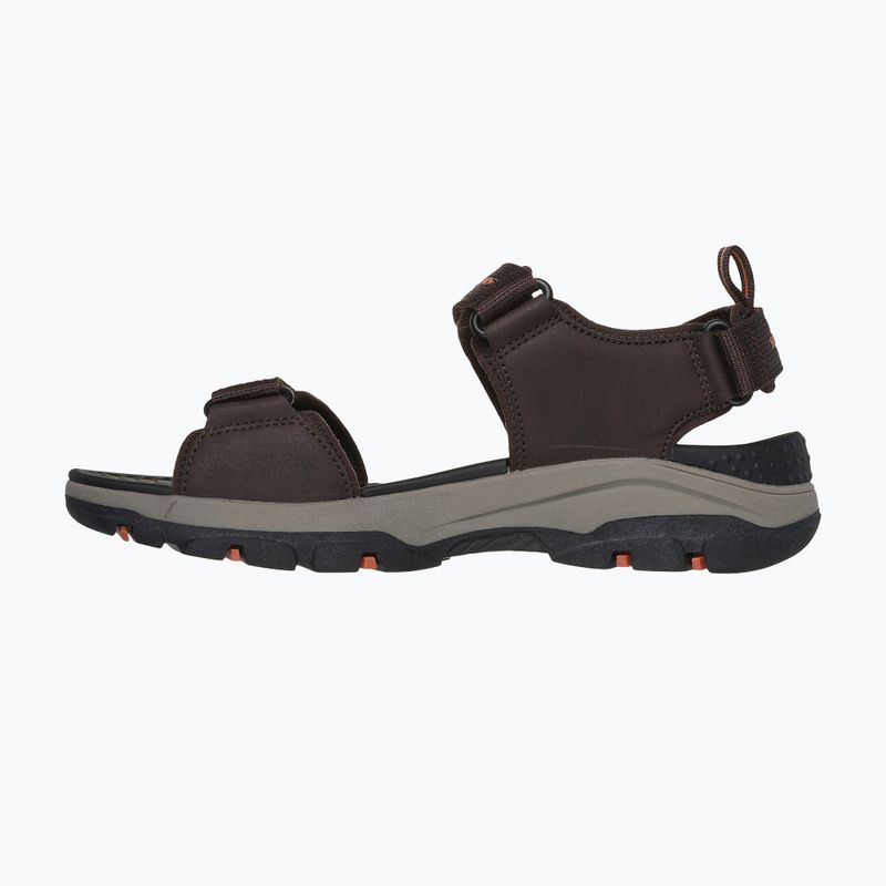 SKECHERS Tresmen Ryer sandali da uomo cioccolato 3
