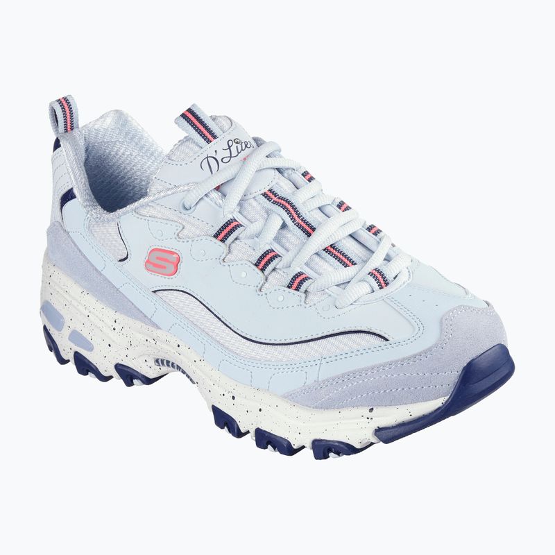 SKECHERS scarpe da donna D'Lites Bold Views blu chiaro/multi