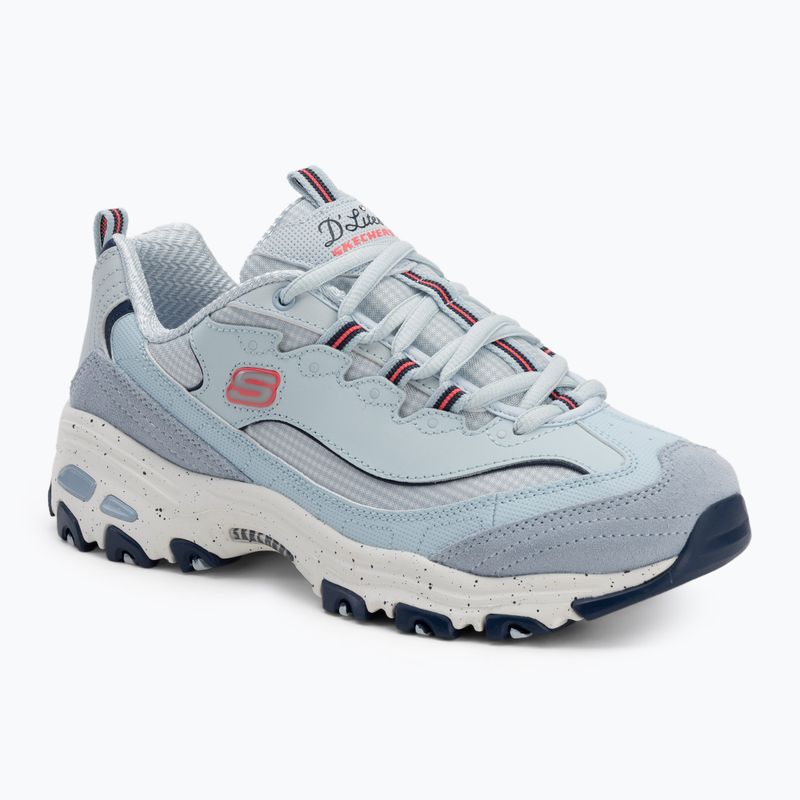 SKECHERS scarpe da donna D'Lites Bold Views blu chiaro/multi