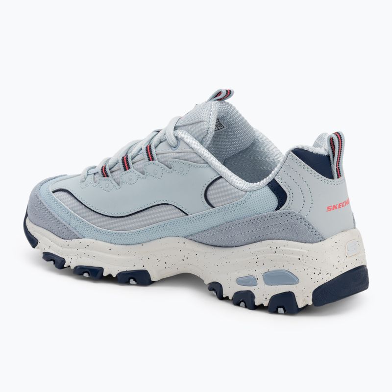 SKECHERS scarpe da donna D'Lites Bold Views blu chiaro/multi 3