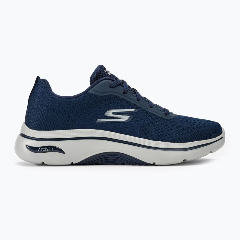 Scarpe SKECHERS Go Walk Arch Fit 2.0 Idyllic 2 da uomo, bianco/marino 2